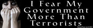 I Fear My Government