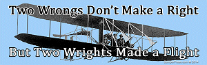 Wrights and Wrongs